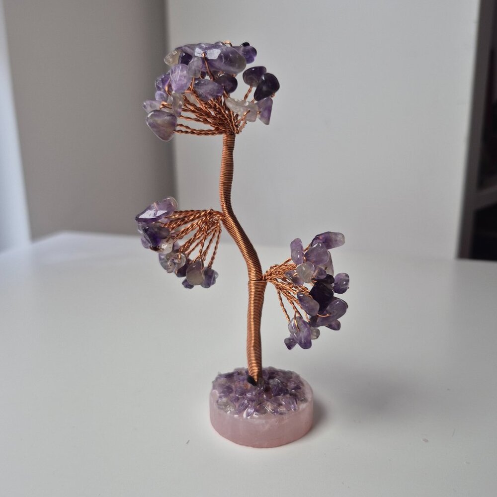 Gemstone Trees with Copper Wire - Picture 5 of 7